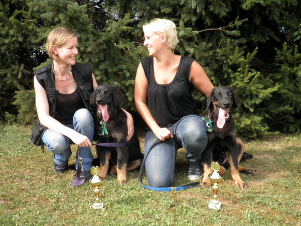 Danea & Duke bei der Klubsiegerschau in der Babyklasse